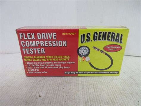 U.S. General Flex Drive Compression Tester Item 92697